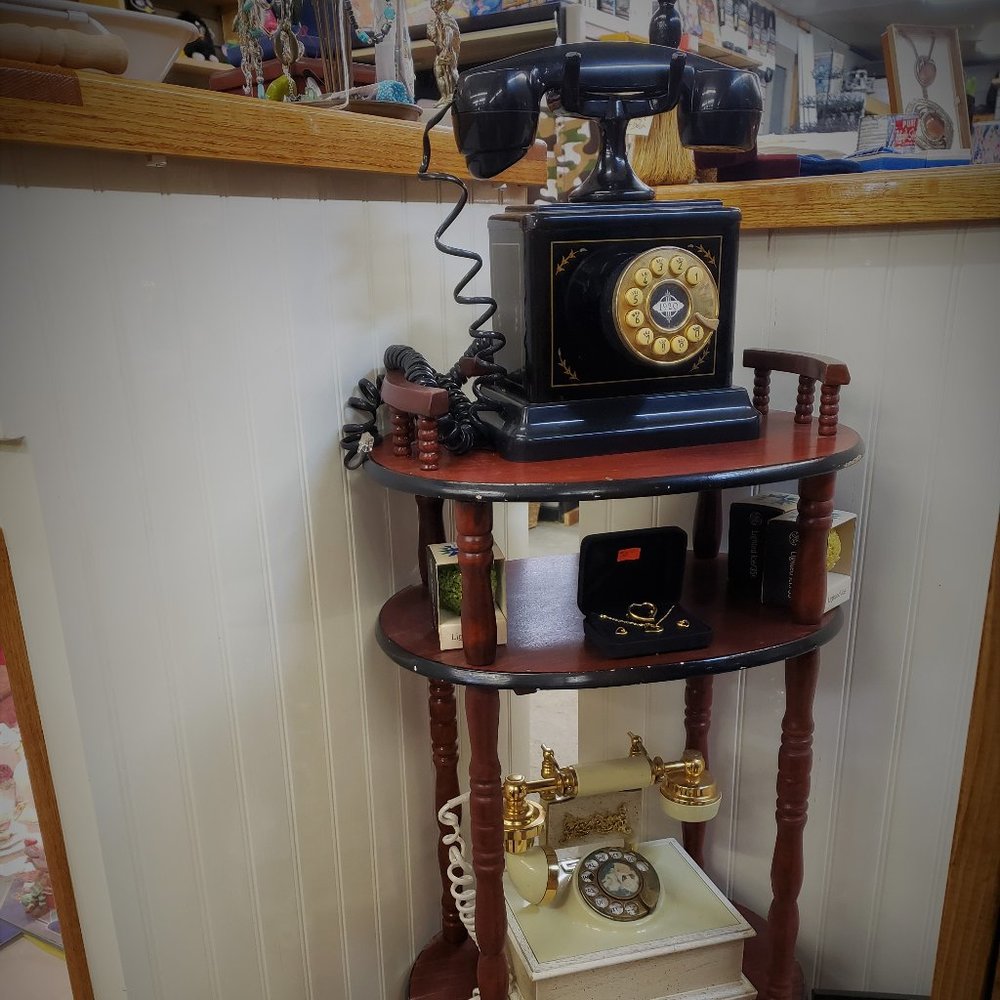vintage style rotary dial telephones  black or cream u pick